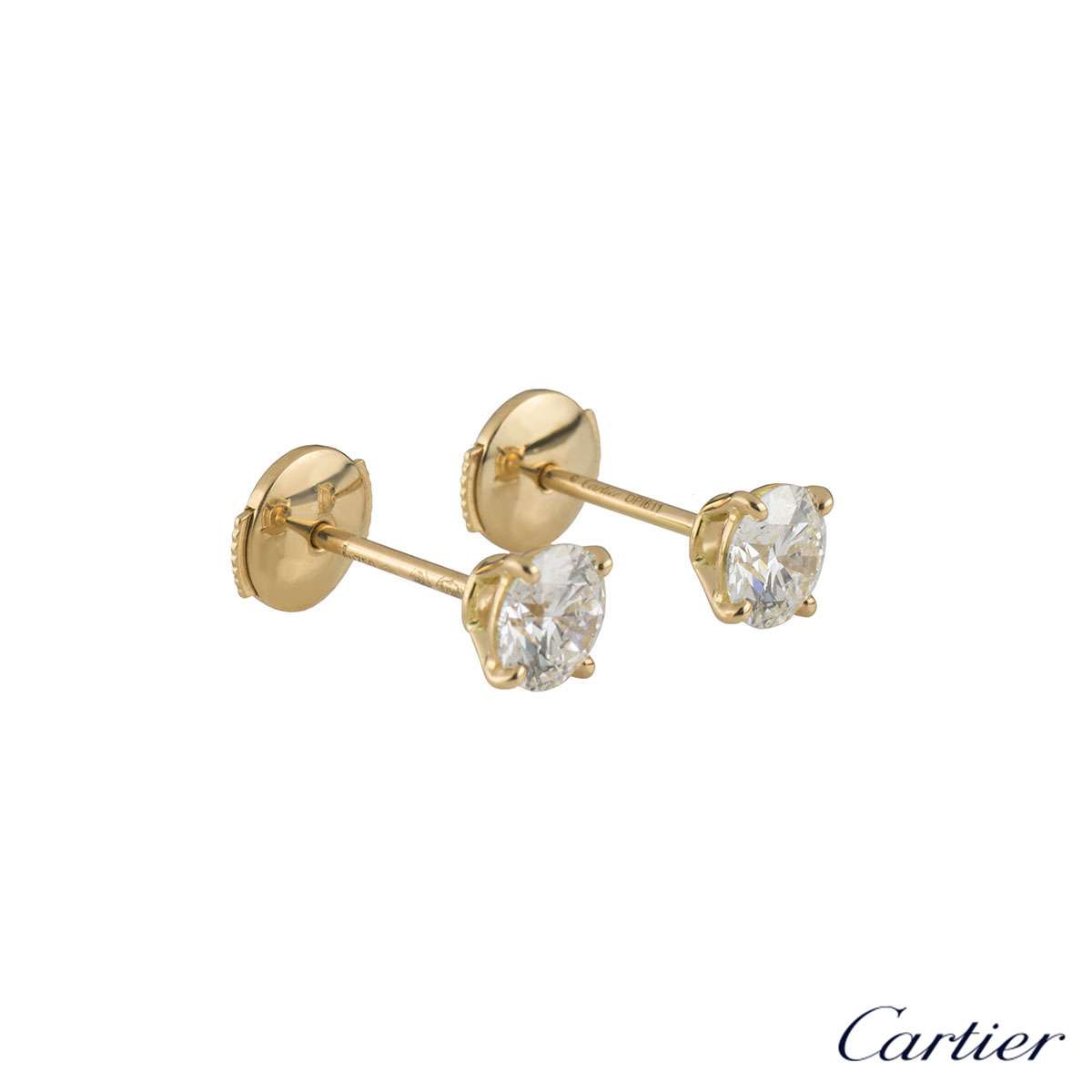 cartier earrings diamond